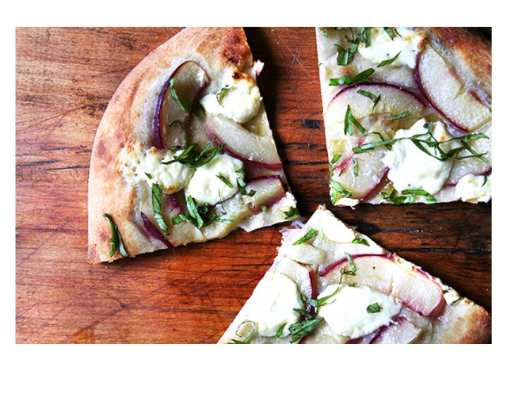 Pizza Margherita, Homemade Tomato Sauce And Homemade Ricotta.