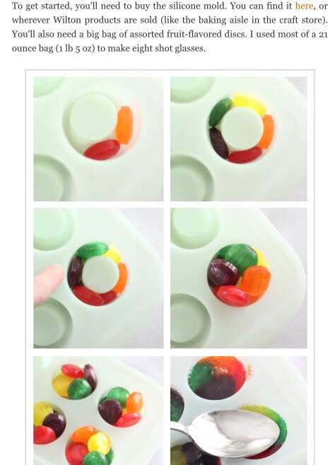 Diy Hard Candy Shot Glasses 🍭