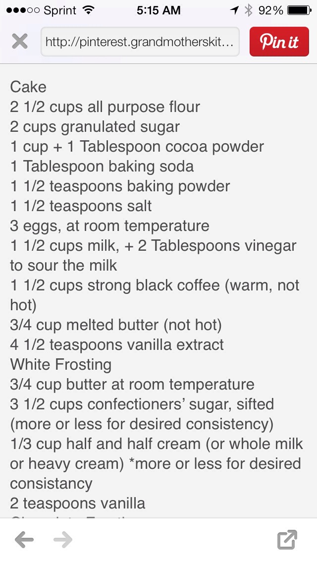 6 Layer Chocolate Mocha Cake...
