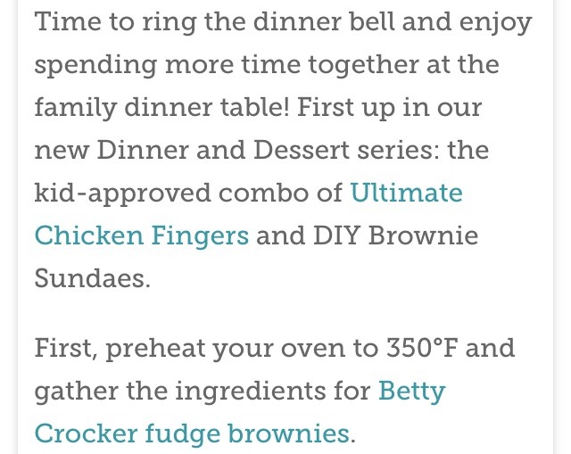 🍴Dinner And Dessert: Ultimate Chicken Fingers And Brownie Sundaes! Yum!🍴