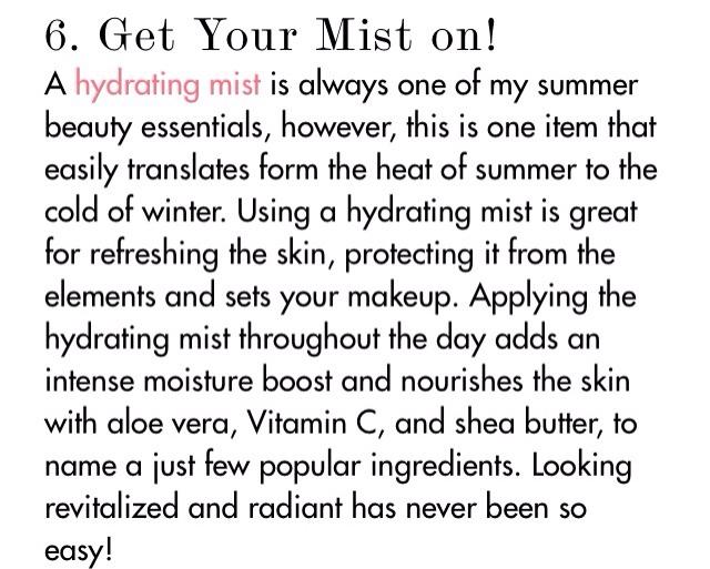 Fall Skin Care Tips