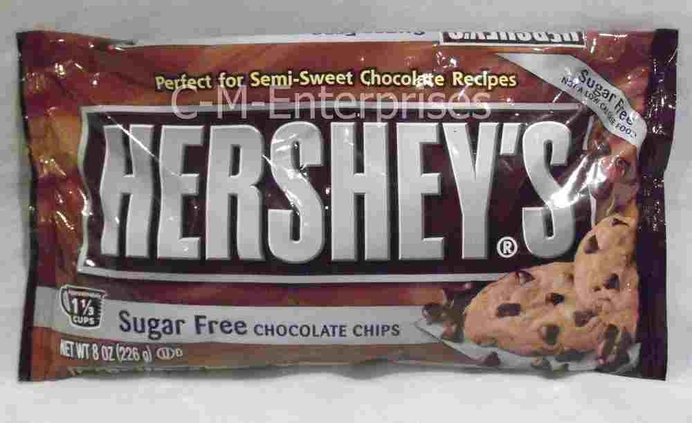 Seriously?! Thanks Hershey's! Sugar free choc chips! Add these to heathier versions of cookies and bars!