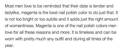 Fabulous Nail Polish Colors Men Love On Women