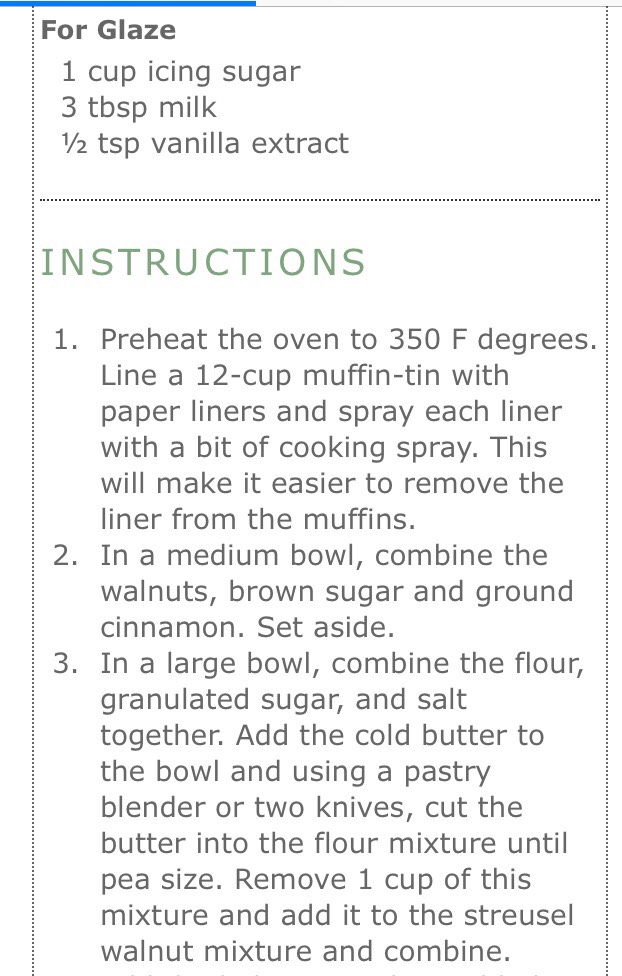 Apple Coffee Cake Muffins