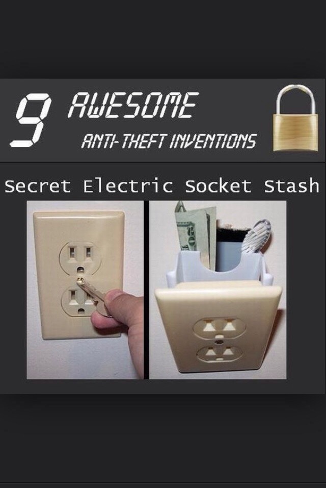 I really want this! Thing is awesome! No thieve would think that's where you keep your important stuff