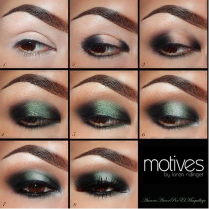 Green Eyeshadow Tutorials 🌴