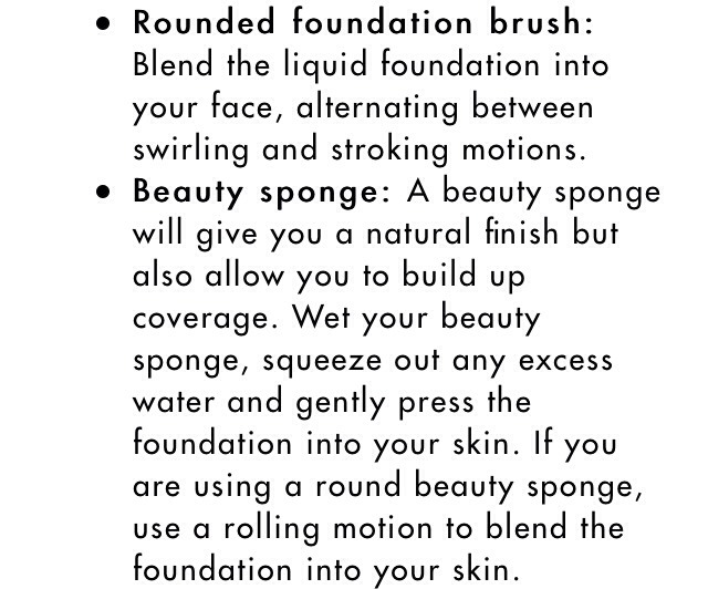 Foundation Application Guide! Liquid, Powder, Gel, Ect!!
