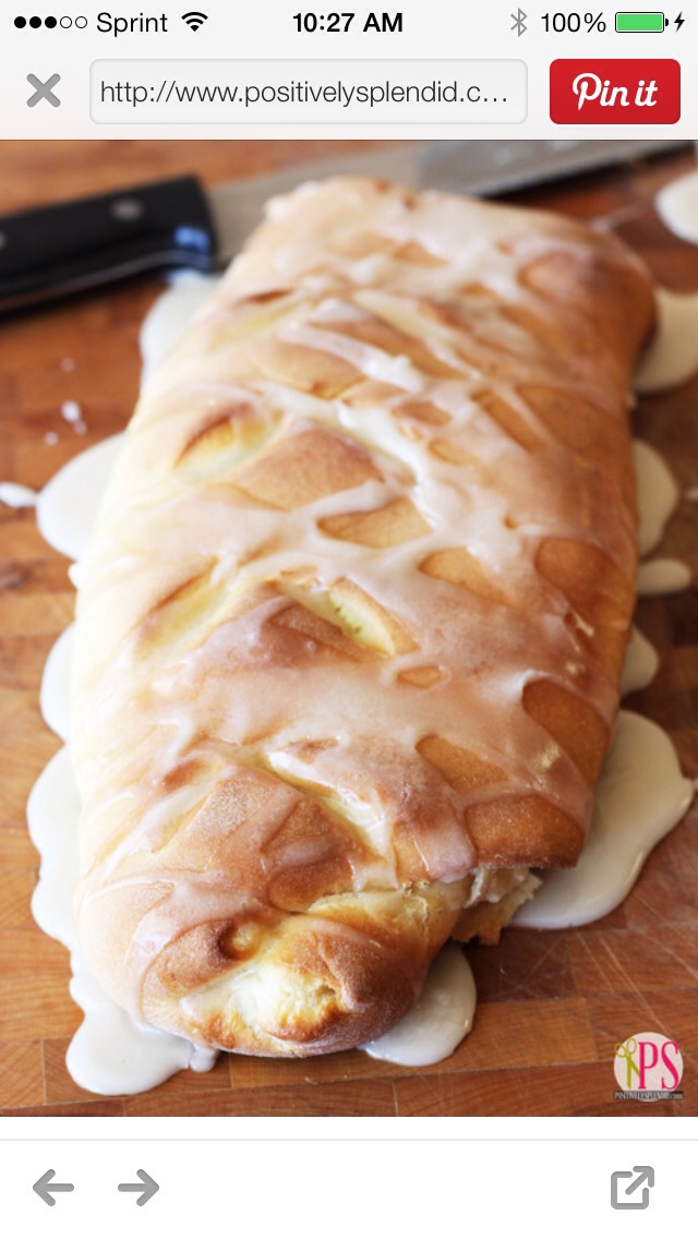 Cream Cheese Filled Sweet Bread