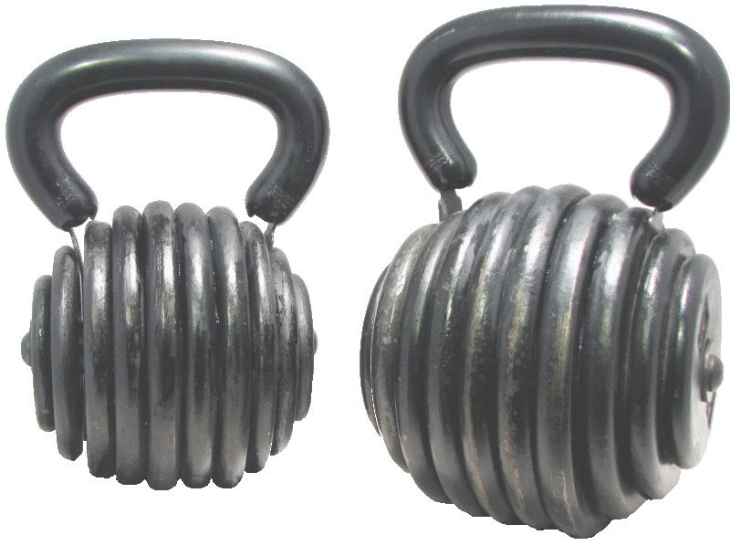 Exercising while holding kettle bells is the same as running at a 6 minute-a-mile pace on top of your workout.