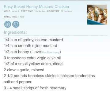 Easy Baked Honey Mustard Chicken! Delicious! 🍗😋🍗