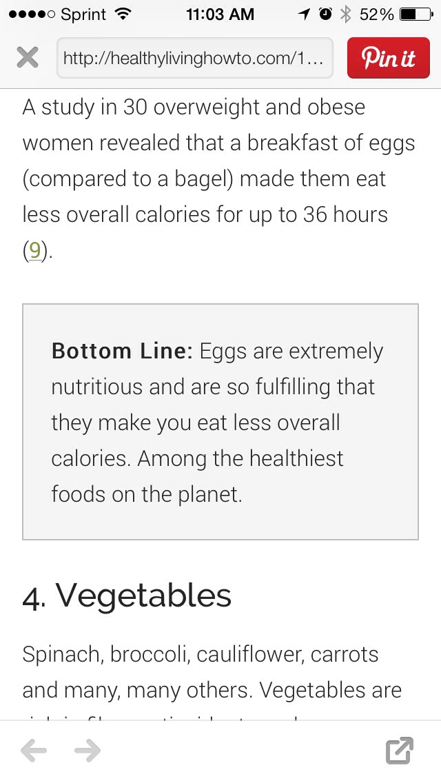 The Top Healthy Foods For Weight Loss...