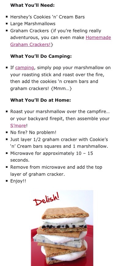 ✨Cookies And Cream Smores✨