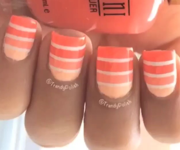 Colorful Ombré Nail Designs