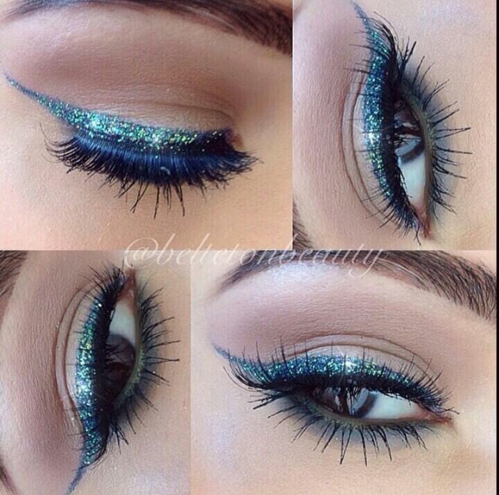 Blue Eyeliner Looks