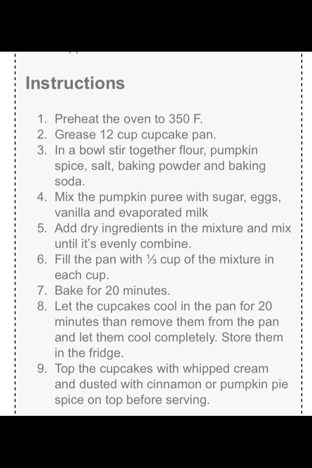 Pumpkin Pie Cupcakes 