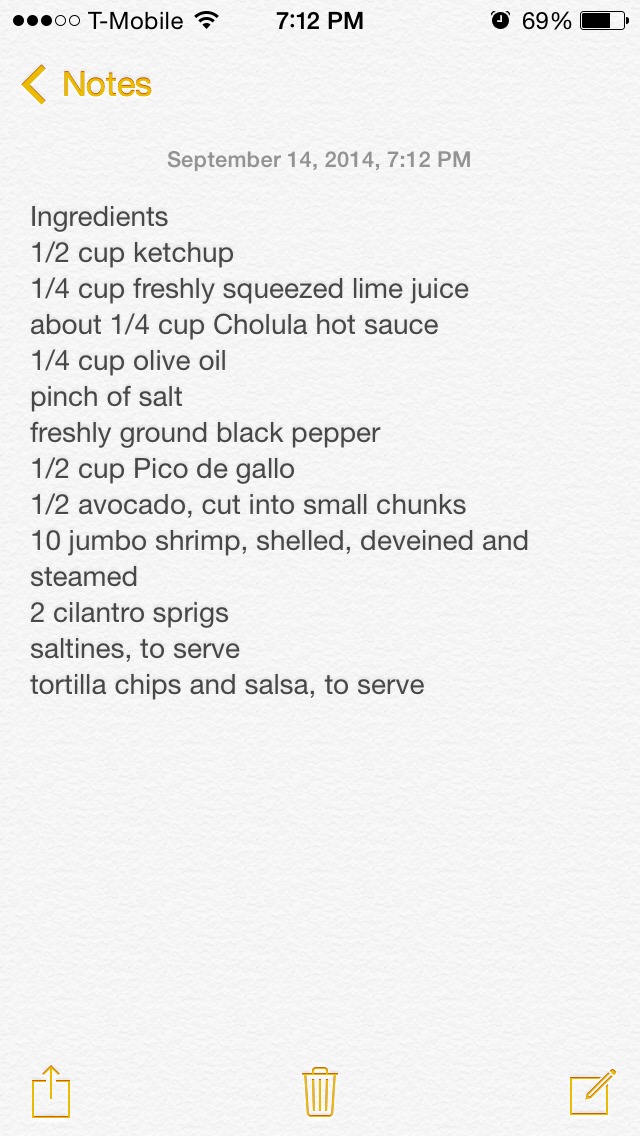 Shrimp Cocktail 🍸