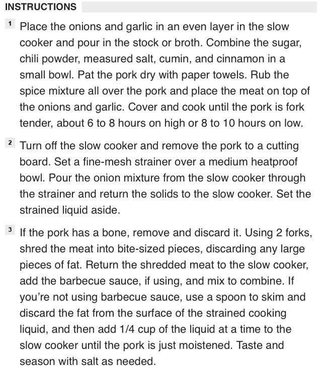Easy Slow Cooker Pulled Pork Recipe🍴