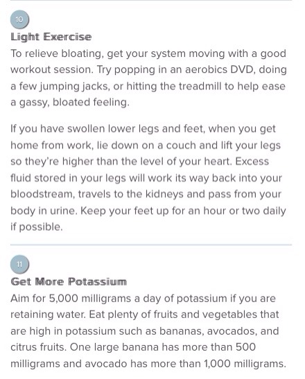 Effective Home Remedies for Water Retention or Bloating!!!