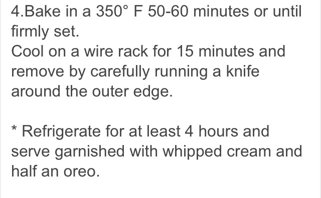 Cheesecake Factory Oreo Cheesecake Recipe (: 