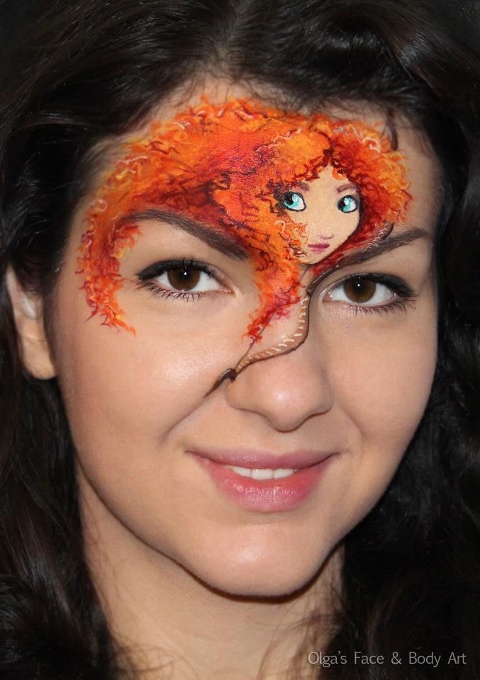 Face And Body Paint: Disney Inspired. 