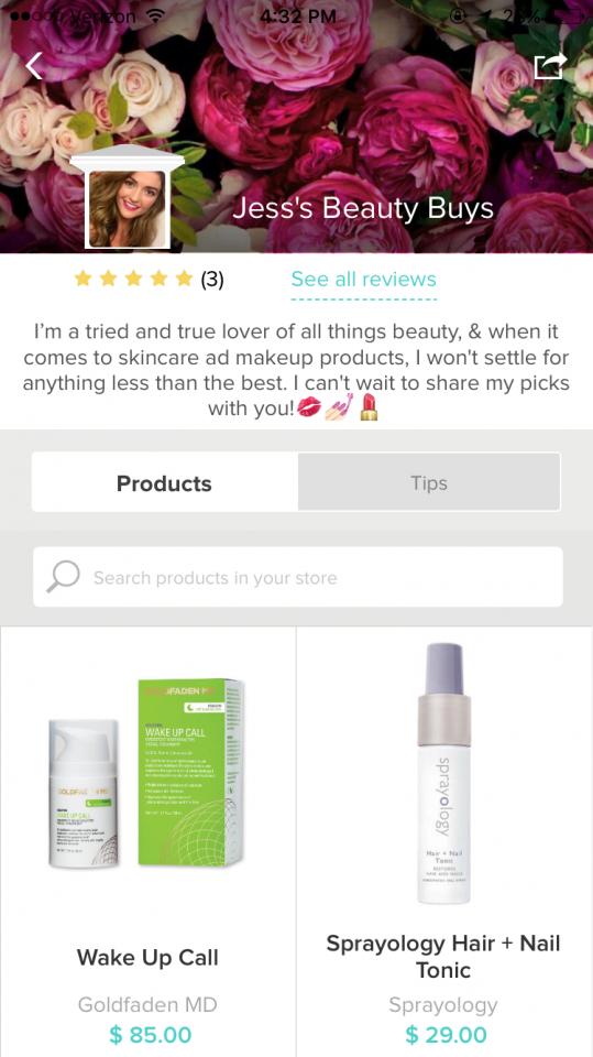 As a muse, you can create a store, add your favorite products, and share your store (and Tips!) to all your followers on Trusper, as well as your followers on other social media profiles.