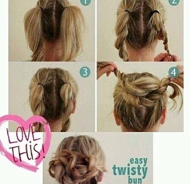 Easy Hair Tutorials For School Pt. 1 💙