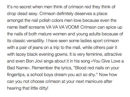 Fabulous Nail Polish Colors Men Love On Women