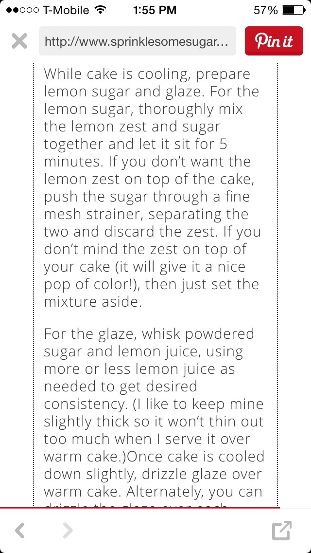Super Lemon Bundt Cake