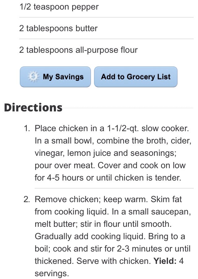 Apple Balsamic Chicken Recipe