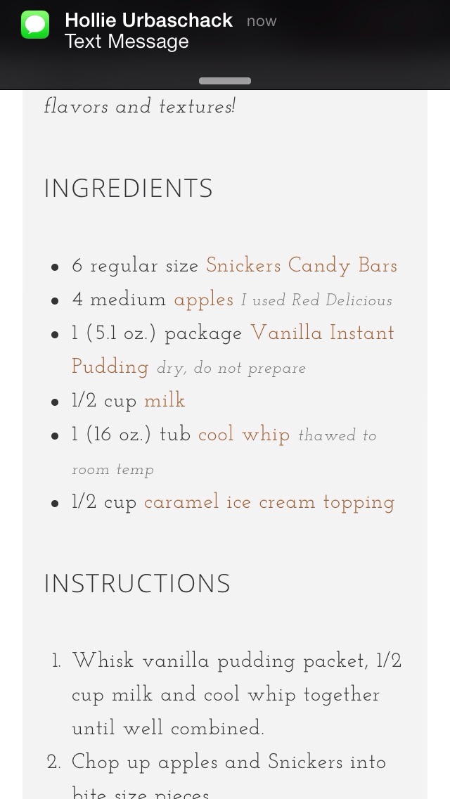 WHAT?!! Caramel Apple Salad With Snickers Bar Bites!! You Have Got To Try This!!