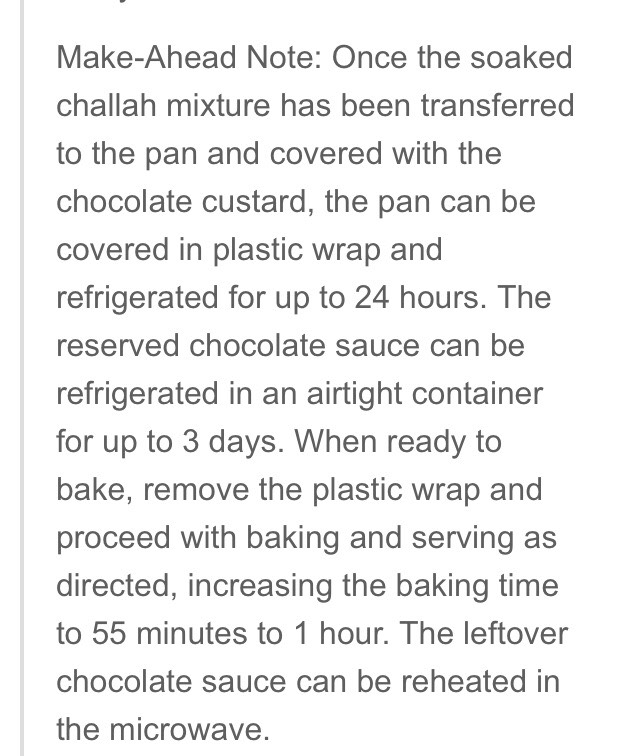 Chocolate Bread Pudding