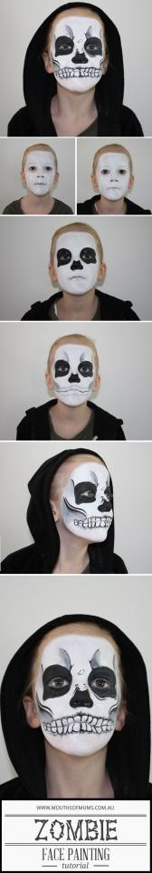 Halloween Makeup Tutorials For Kids#halloweentip!!!!