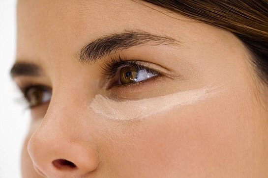 (Continued...) but you will notice a lighted effect to your face. This trick also helps eyeshadows stick to your eyelids better, which is one area many people have trouble with in making their makeup last.

