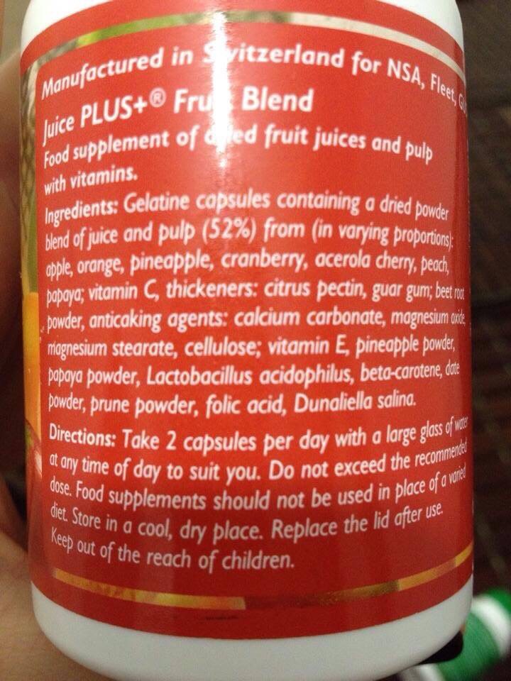 Look at the ingredients above!! I don't like many of these at all! So taking these gets them in my system and gives me the fuel I need for the day!!🍒🍒🍍🍌🍉🍐🍋