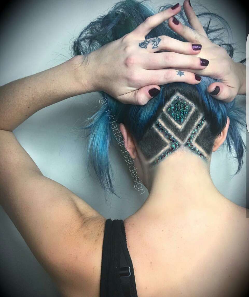 cool hair tattoo designs