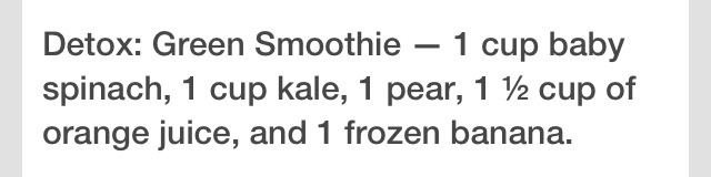 Detox: Green Smoothies
