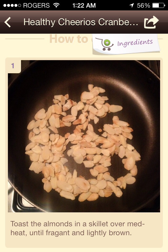 Heathy Cheerios Cranberry Energy Bars
