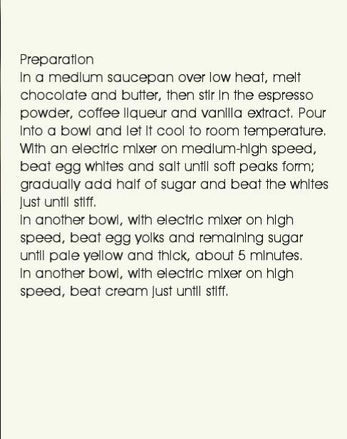 no bake chocolate latte mousse recipe