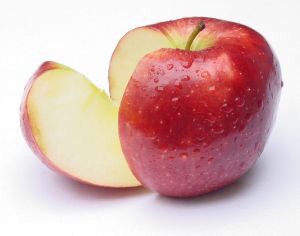 Apple makes the skin moisture that brings the skin looks more vibrant. Moreover, apple can lose weight, burn fat, and control Cholesterol in our bodies, and help the digestive system works well.