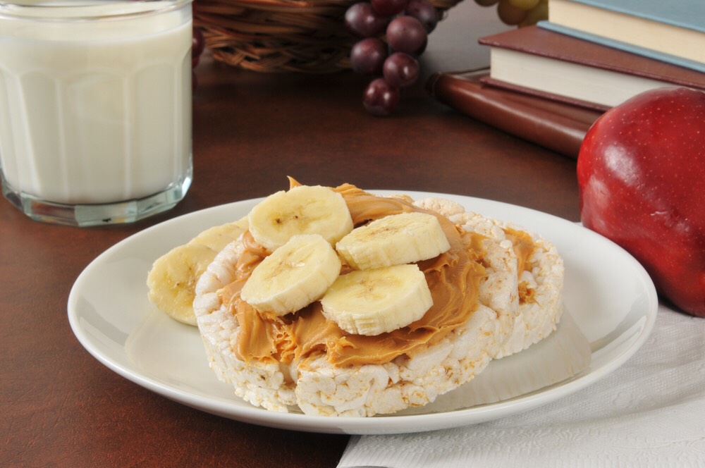 This has both but you can even make a sandwich with two rice cakes and bananas and peanut butter in the middle!!!! Mmmmm mmmm yum!