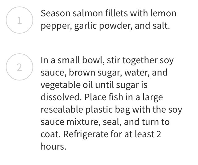 Grilled Salmon