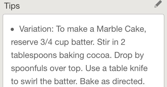 I actually did a marble effect using some homemade raspberry jelly and did it without saving any batter on the side. I just poured the batter into the pan and spooned some jam over it and swirled it in with a knife! Super easy and delicious!