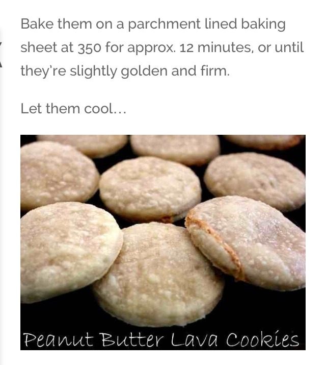 🍪DELICIOUS peanut Butter Lava Cookies!!!(: 🍪
