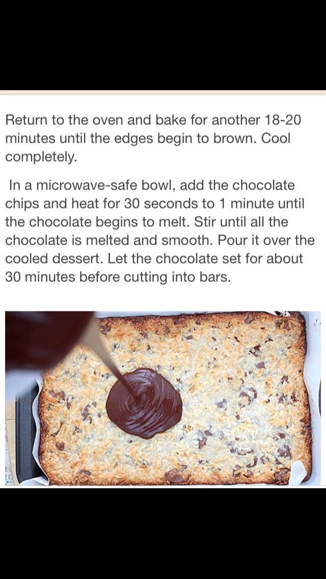 Chocolate Coconut Bars! These are Like Heaven...