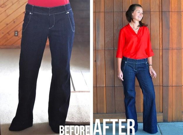 Hem your jeans.