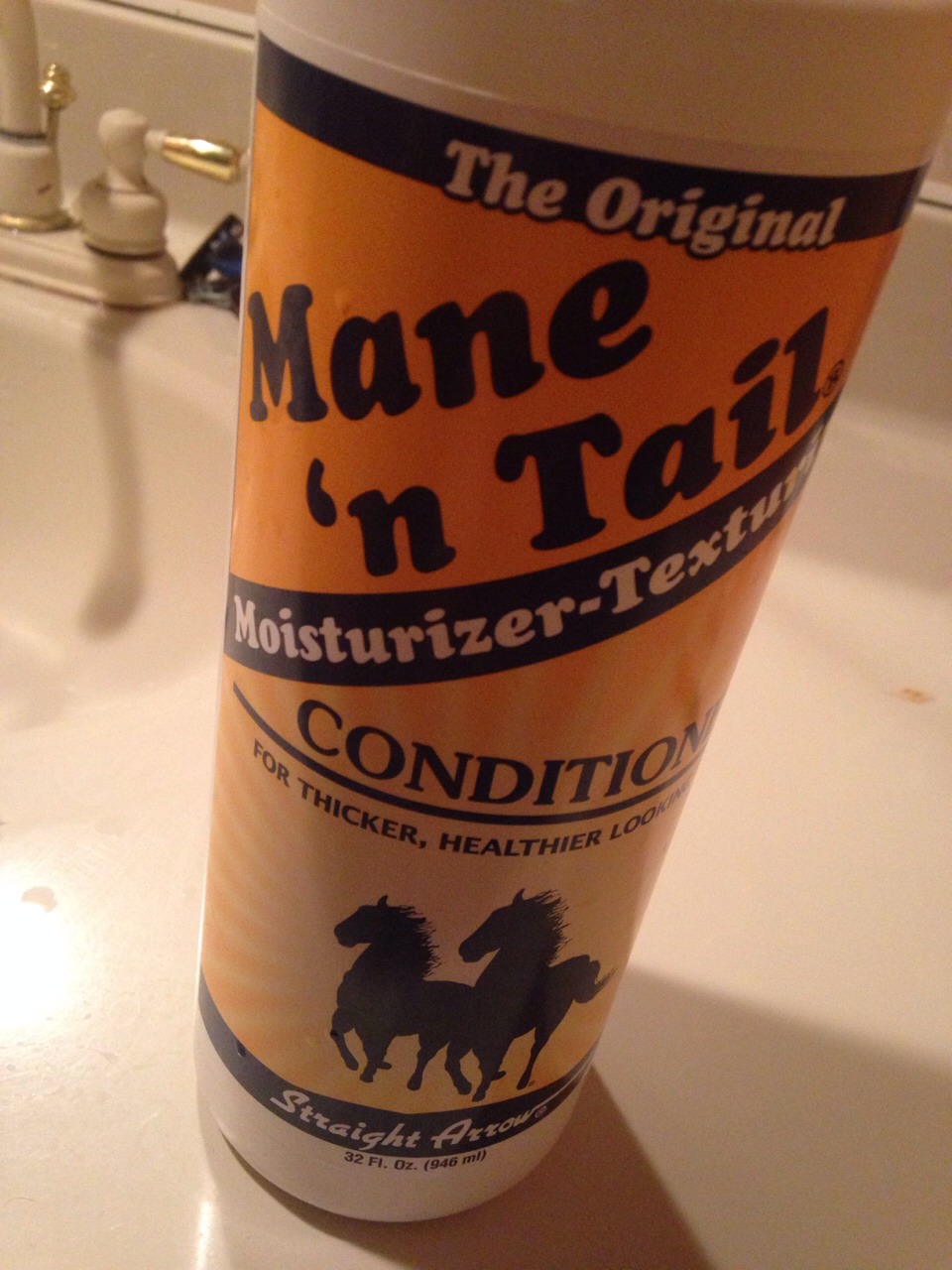 Yes, this is conditioner for horses, but it will do wonders on your skin. Shave your legs with this.