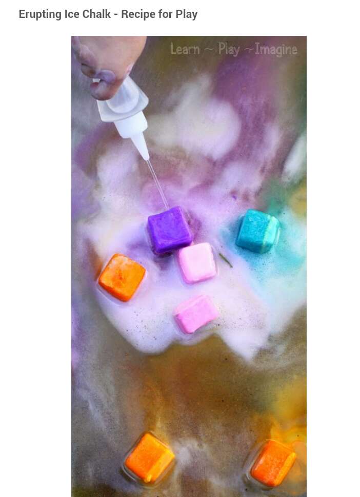Erupting  Ice Chalk!!!