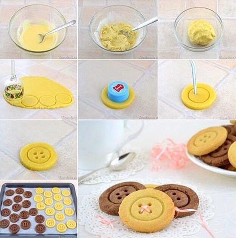 Button cookies