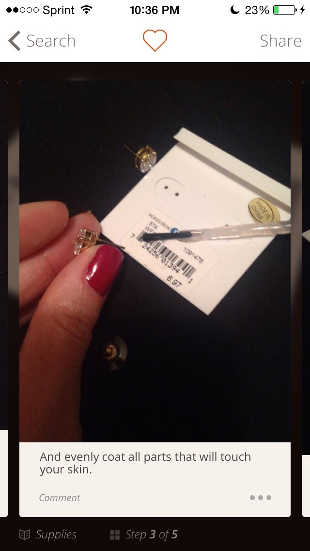 Keep Cheap Earrings From Irritating Skin