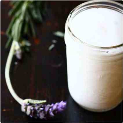 32. Homemade Lotion

You’ll love this lotion because of the simplicity and purity of the ingredients that go into it. You’d be hard pressed to find any other lotion like this at the store. In just a few minutes you’ll have plenty of lotion that will last a long time.